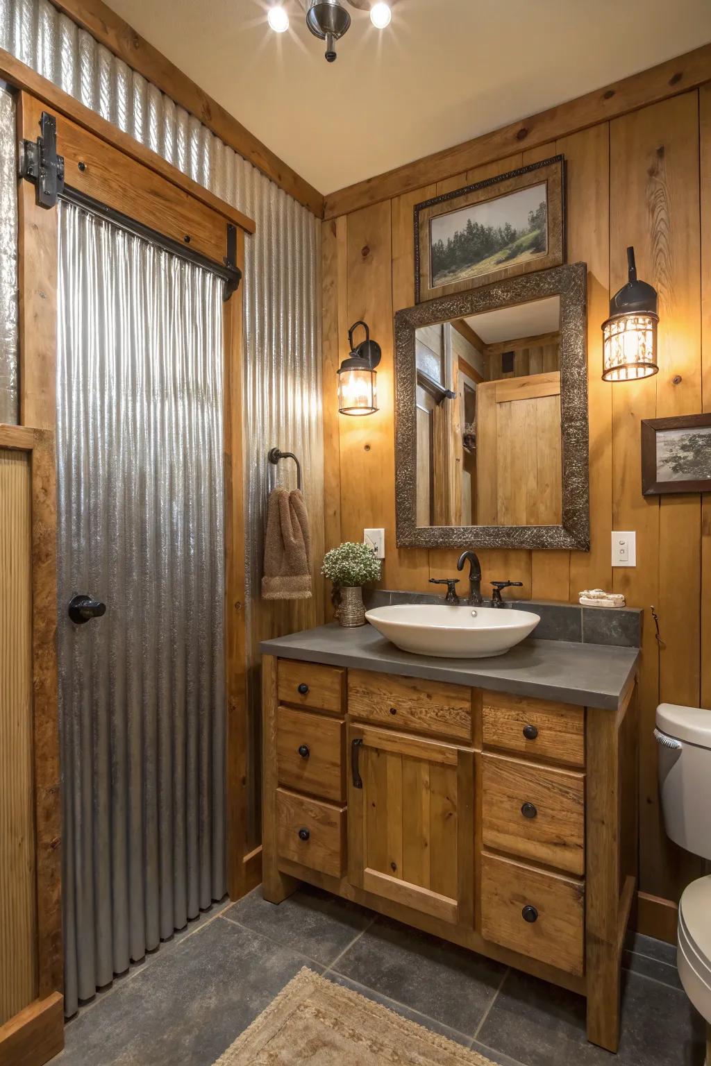 Pleated sheet metallic material contributes manufacturing influenced structure.