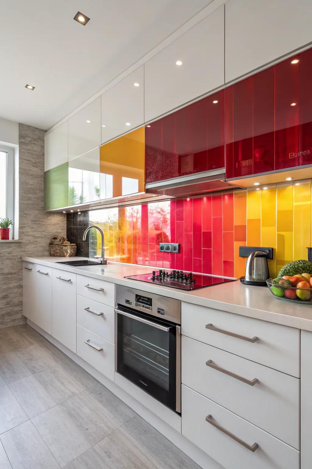 A striking splash zone can be a vibrant core feature.