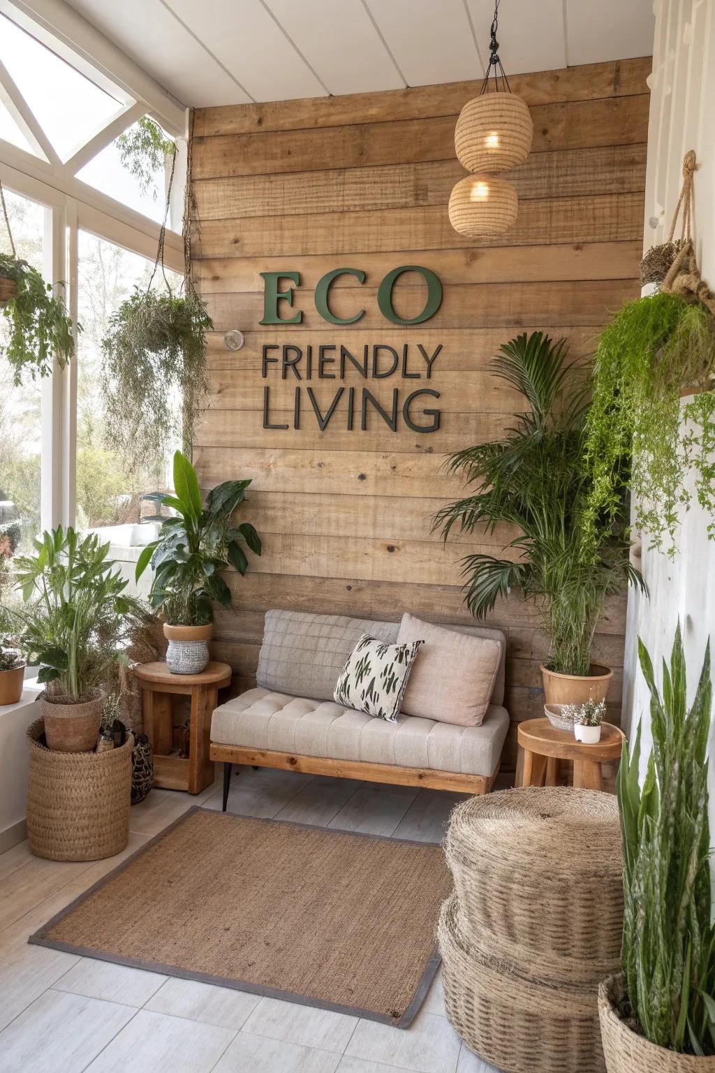 Create sustainably with an eco-friendly set up.