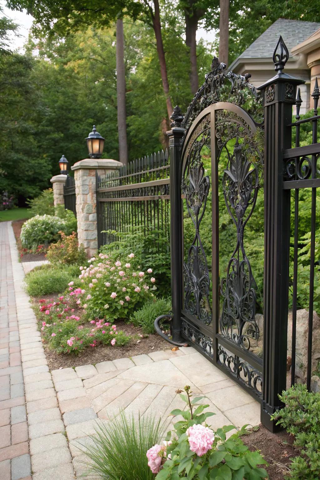 Express your imagination with bespoke, artistic fence designs.