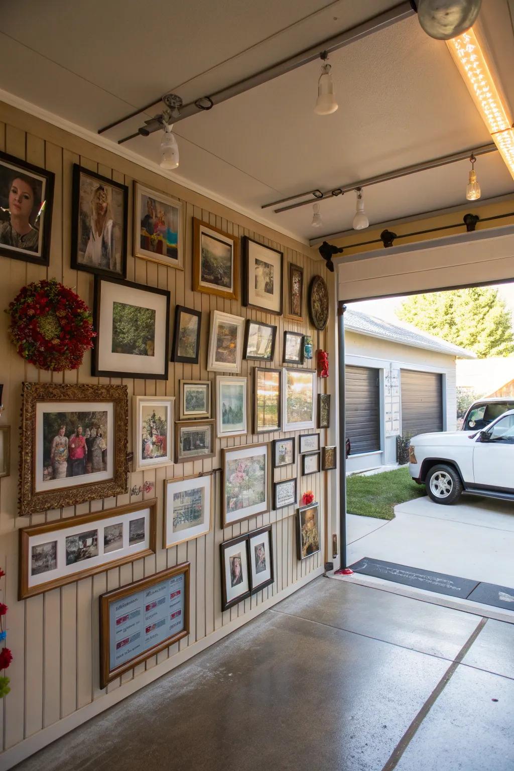 Personal touches make your garage feel more inviting and special.