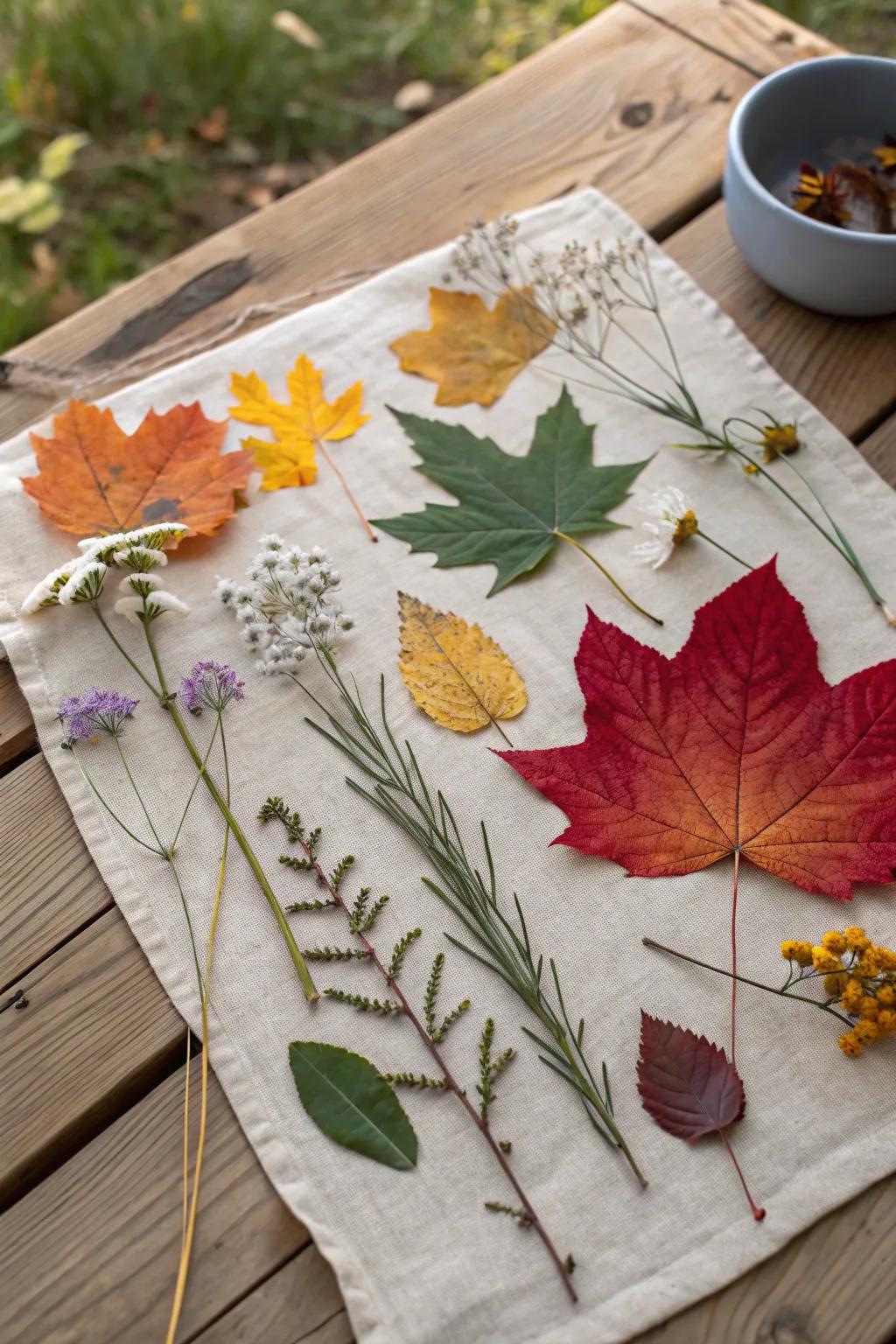 Embrace the beauty of nature with this stunning DIY collage, perfect for a touch of minimalist elegance.