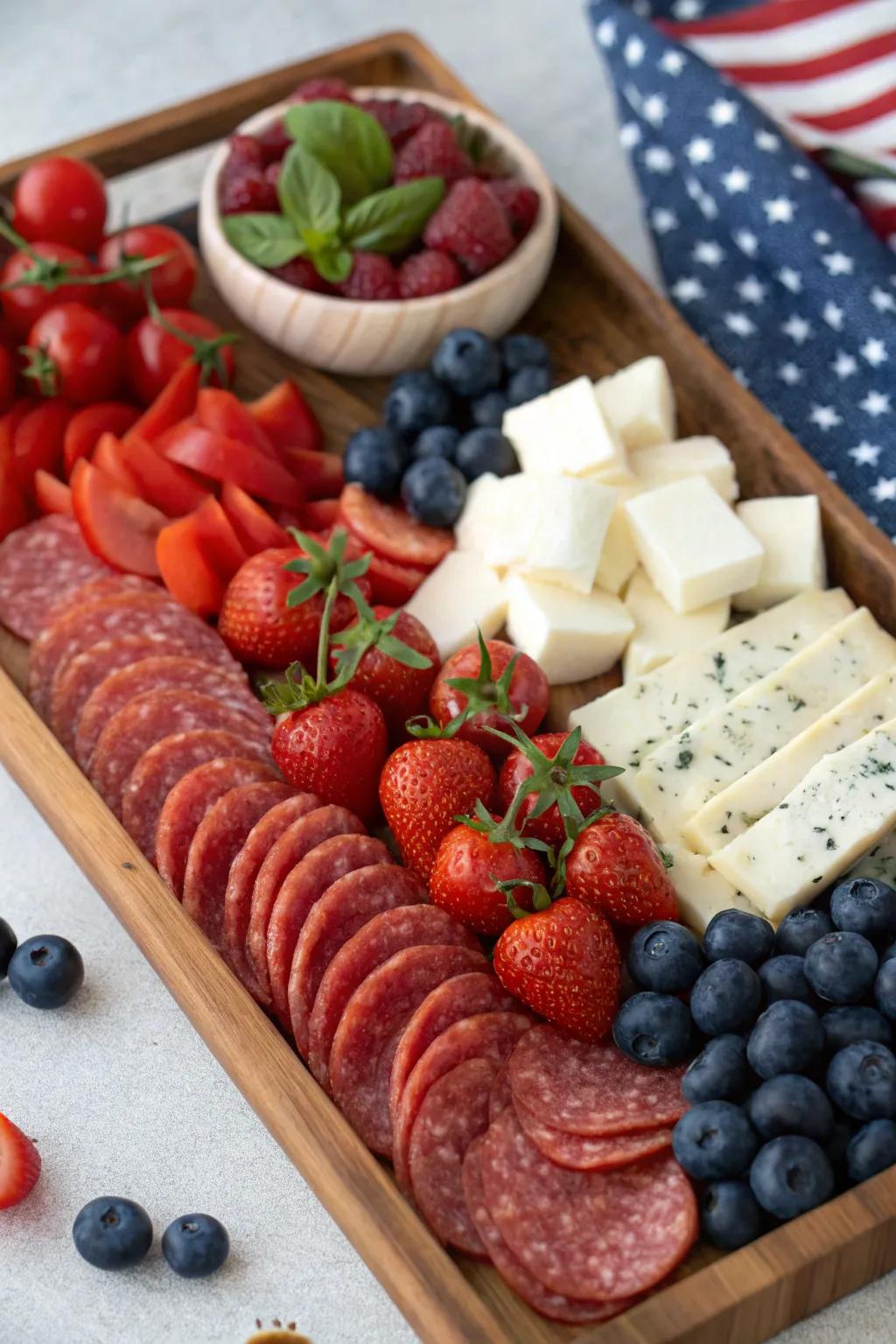 Serve up a snack display that is both delightful and decorative.