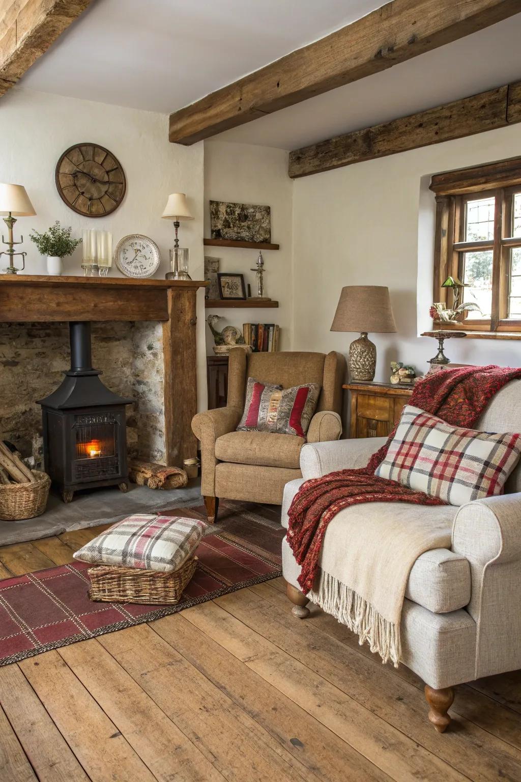 Inject spaces with history and character with reclaimed wood floors.