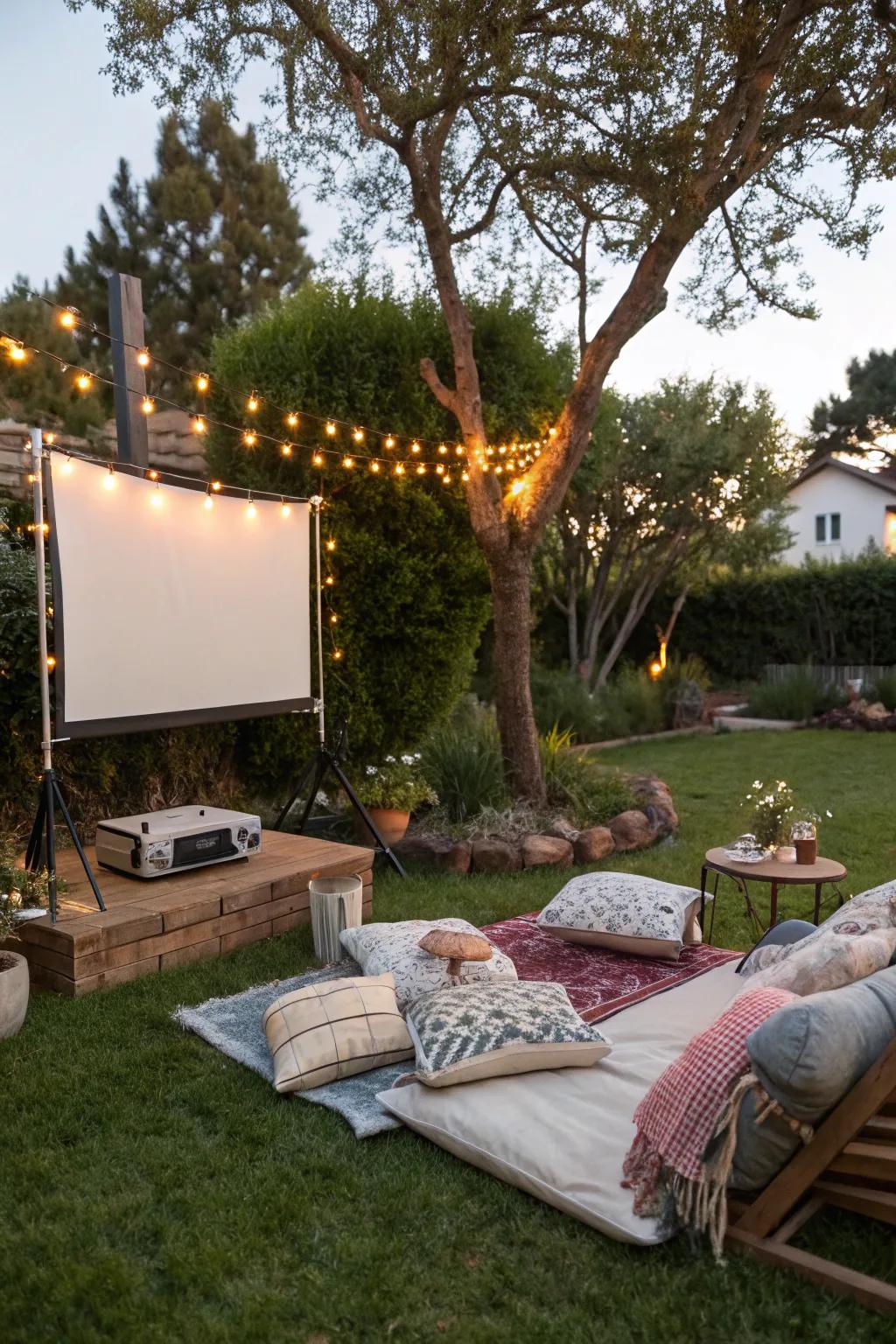 Relish a magical film event beneath the stars.
