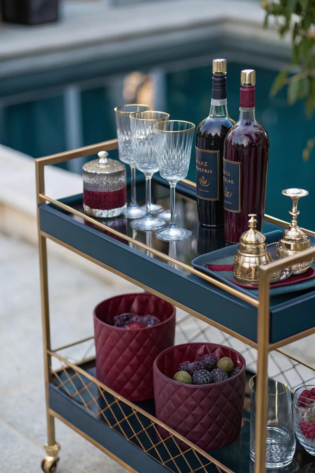A refined palette creates a luxurious atmosphere.