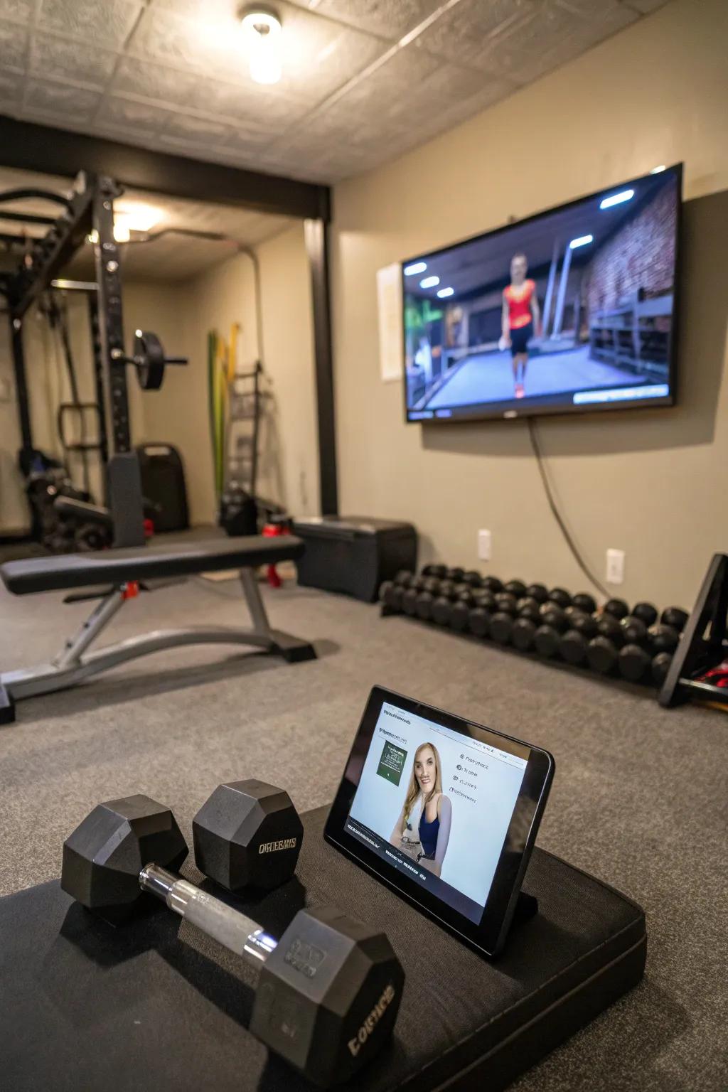 Technology maintains workout interest and variation.