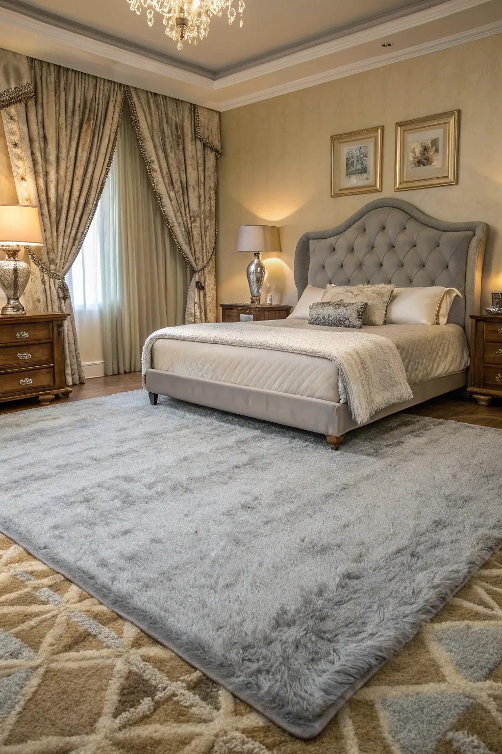 Soft floor coverings offer unmatched comfort.