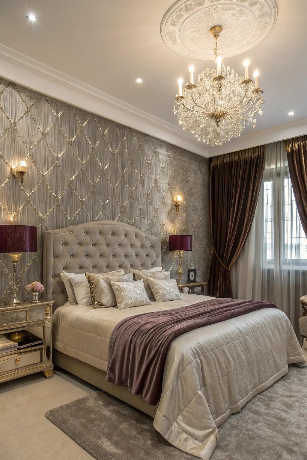 Metallic features inject allure and sophistication.