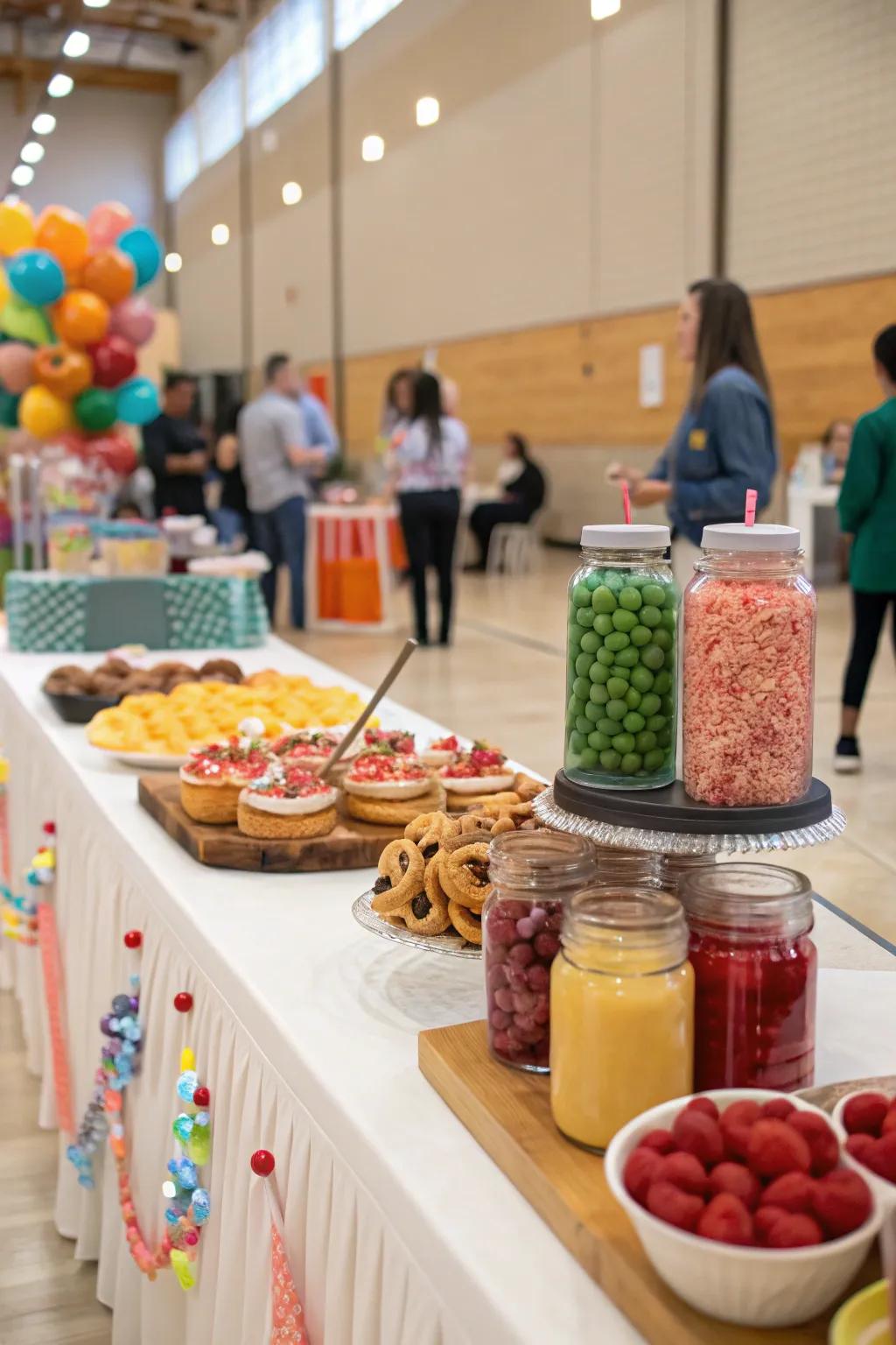 A creative treat assembly invites creativity and satisfies sweet cravings.