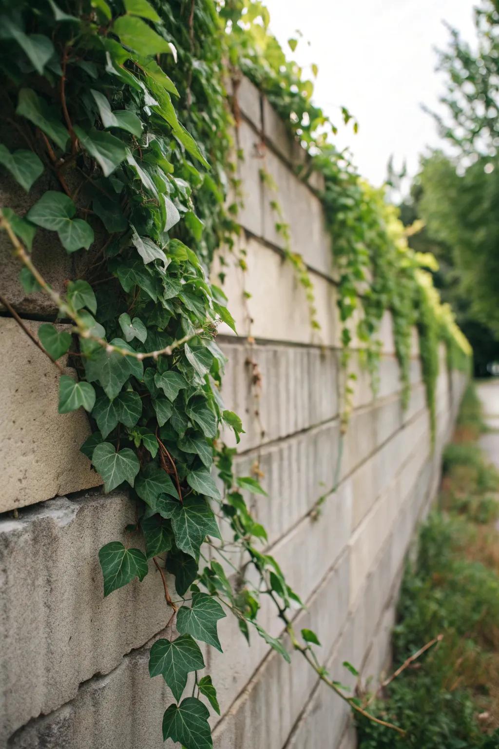 Soften your facade with ascending flora.