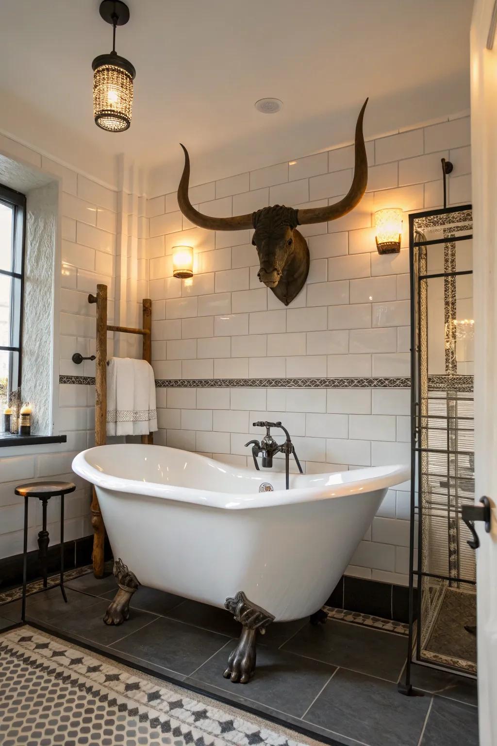 Add country charm to your bathroom.