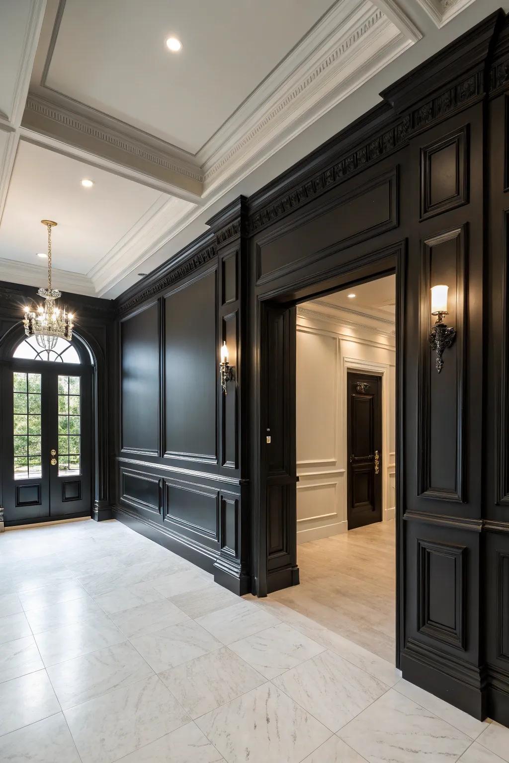 Bold edges create dramatic appeal.