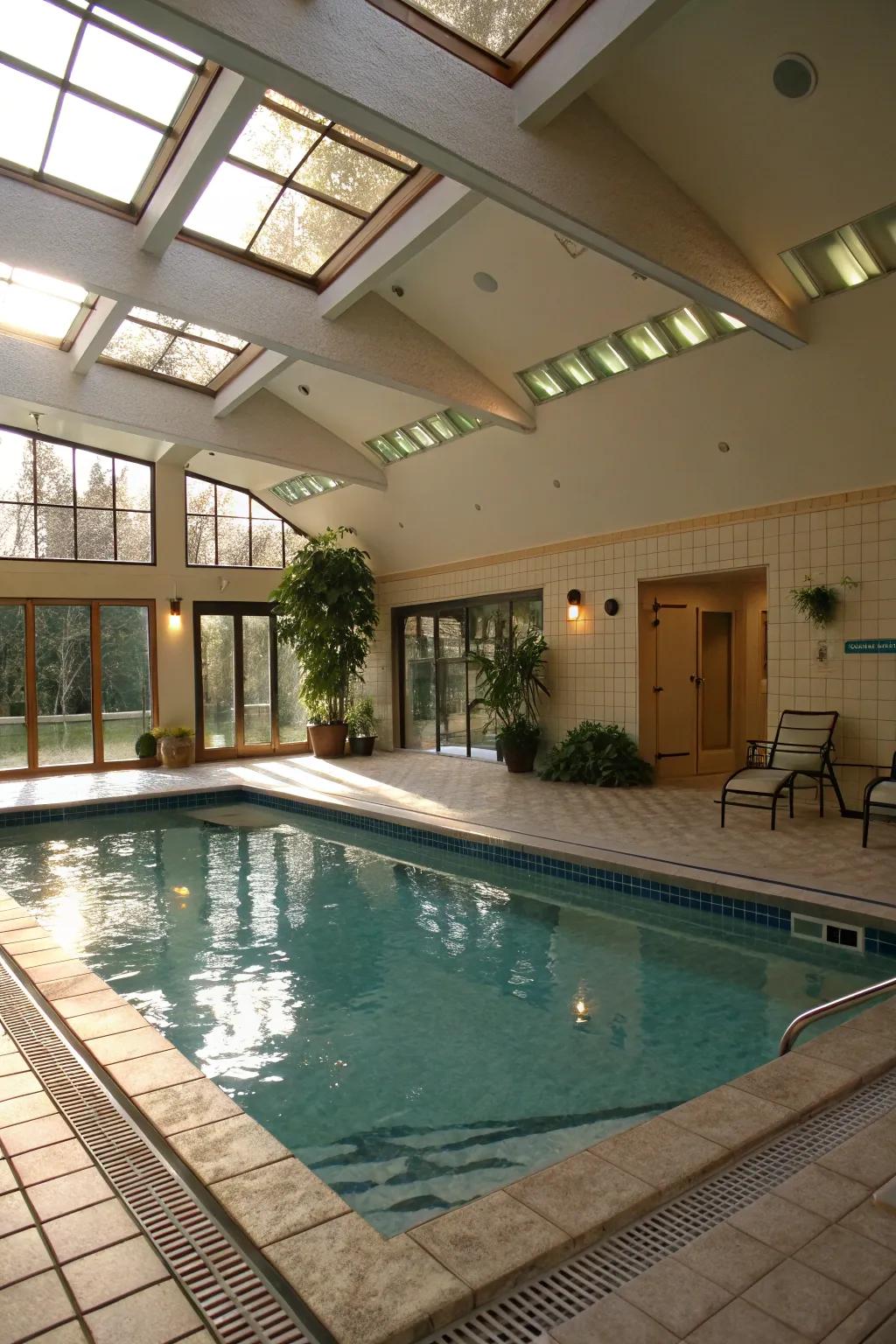 Clerestories can transform your pool space through organic light.
