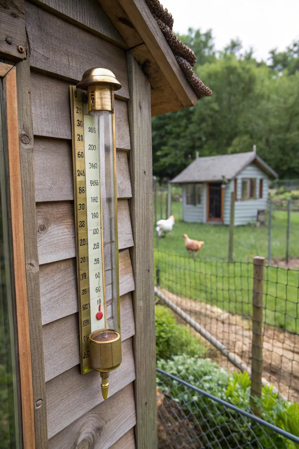 Decorative thermometers are both practical and fashionable.