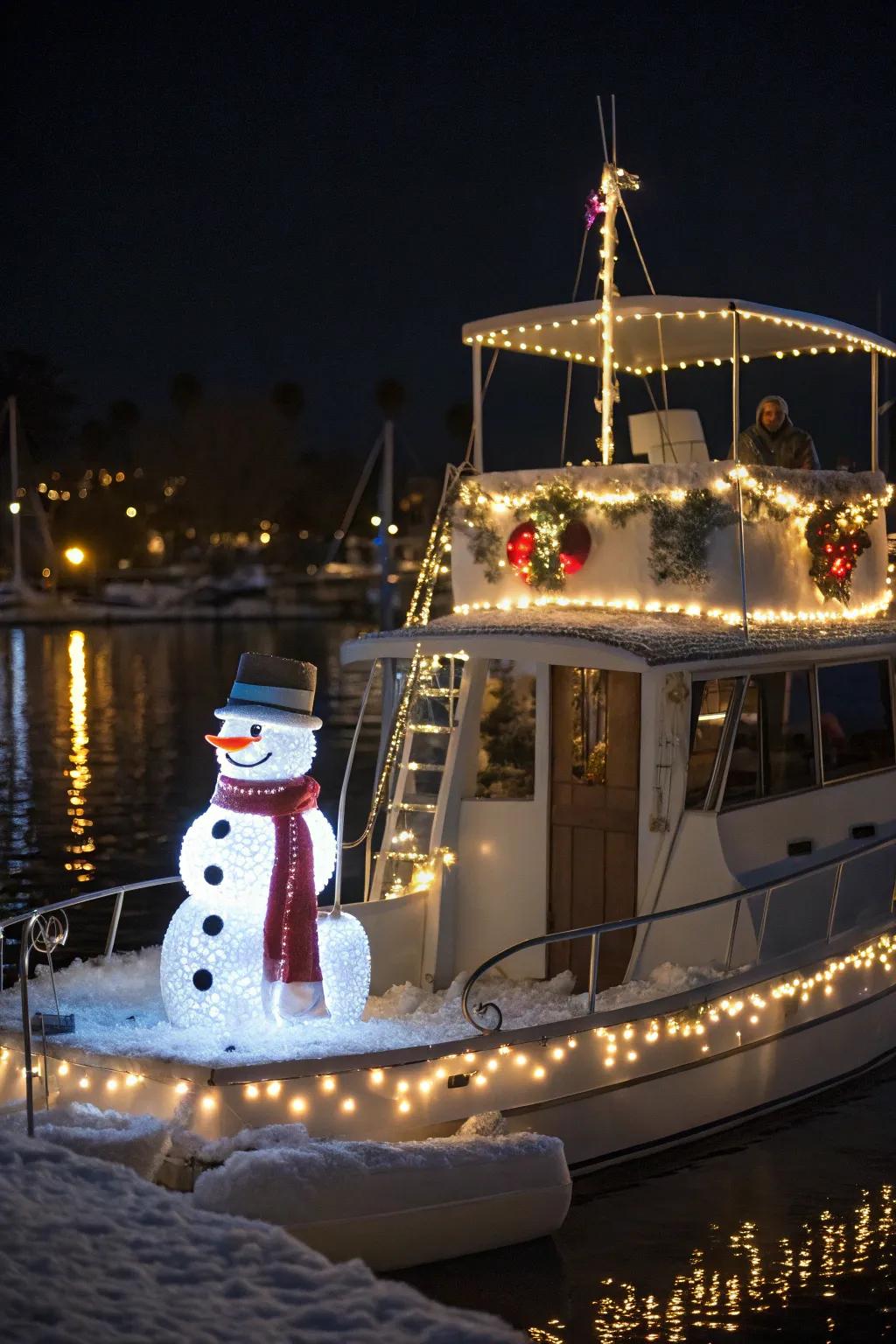 Icy the Snow Buddy's Arctic Escapade, delighting everyone with its charm.