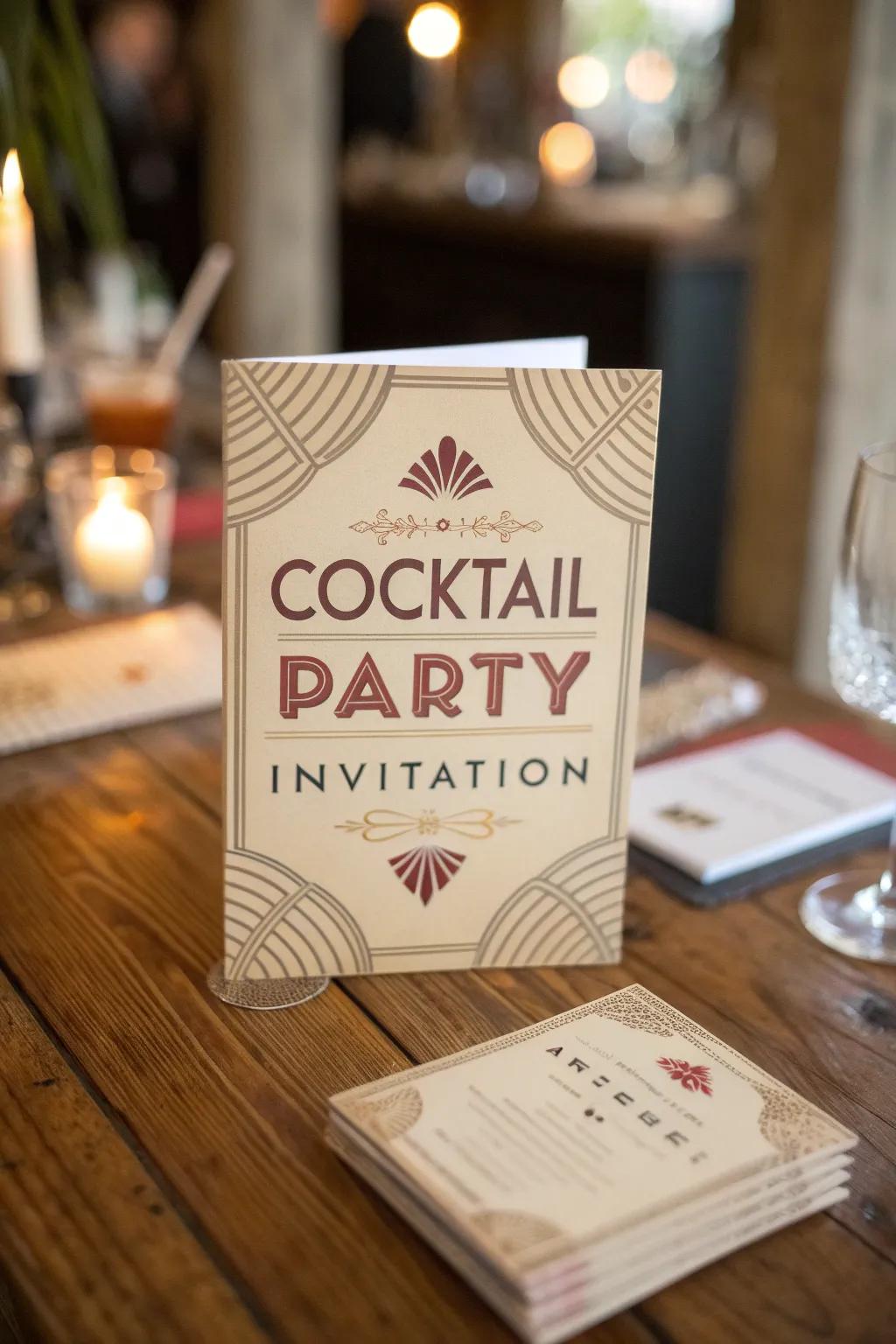 Take your guests back in time with retro vibes invitations.