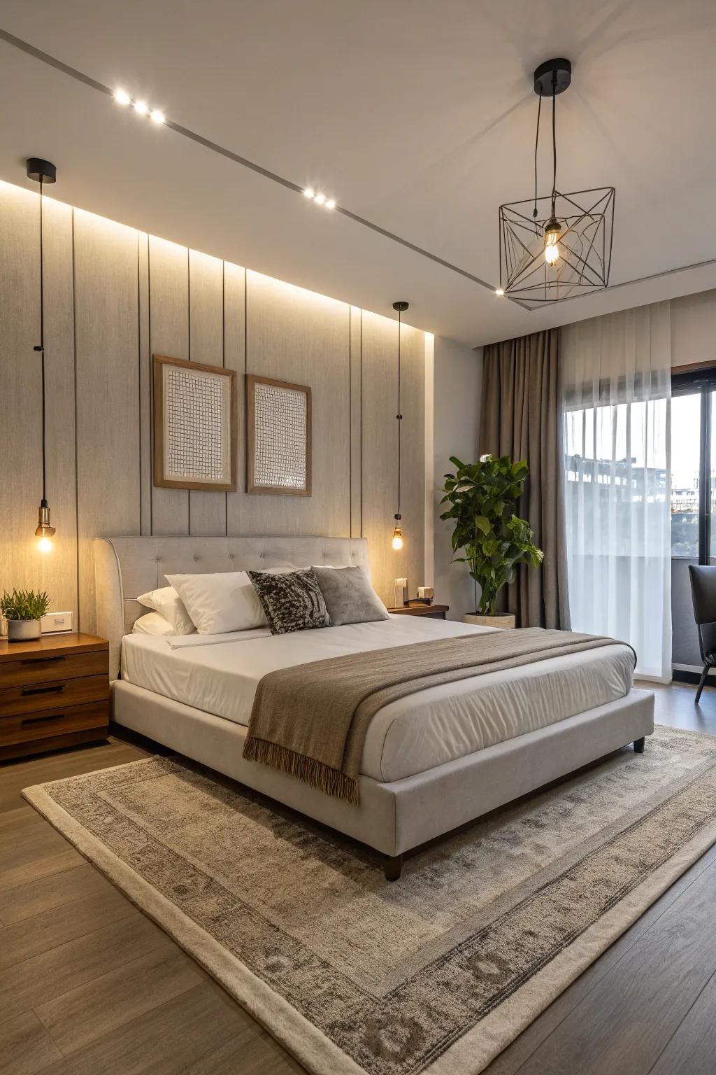 Platform beds provide an up-to-date and minimalist style.