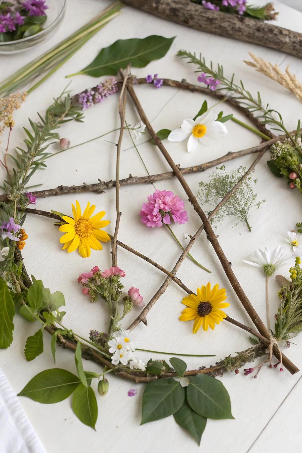 Capture the beauty of nature using a simple yet breathtaking assemblage&mdash;where minimalism encounters radiant imagination.