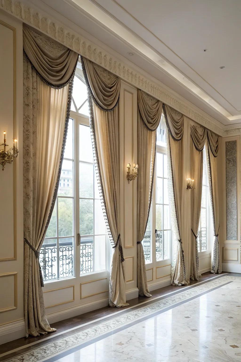 Tiebacks provide functionality and sophistication to your curtains.