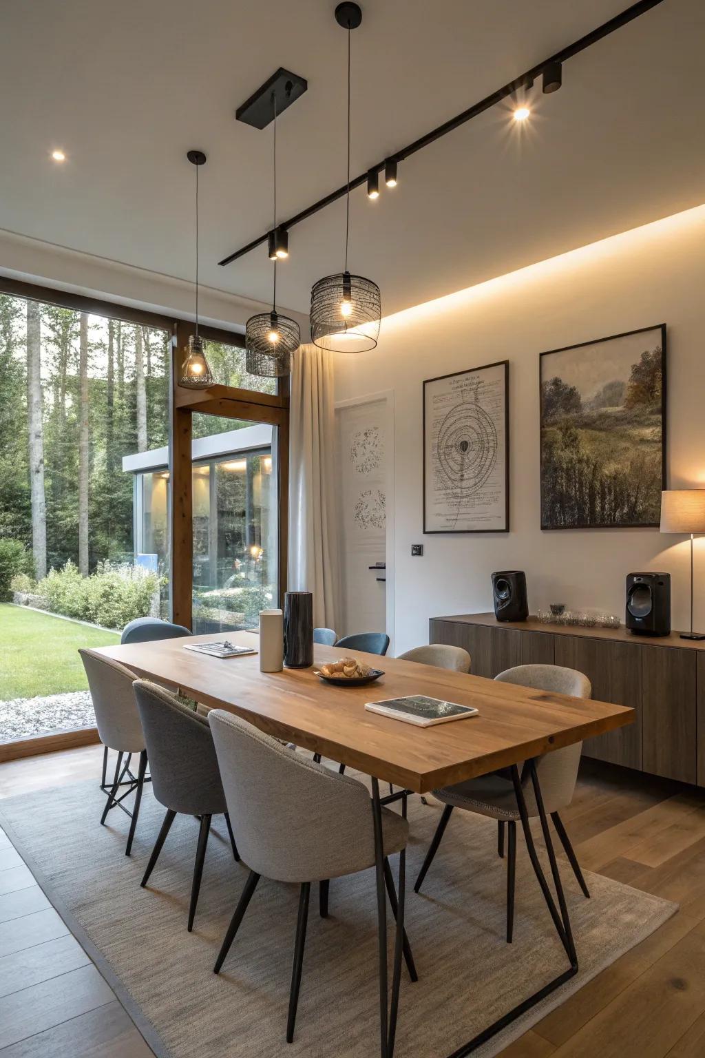 Modern technology that elevates your dining area into a future-ready zone.