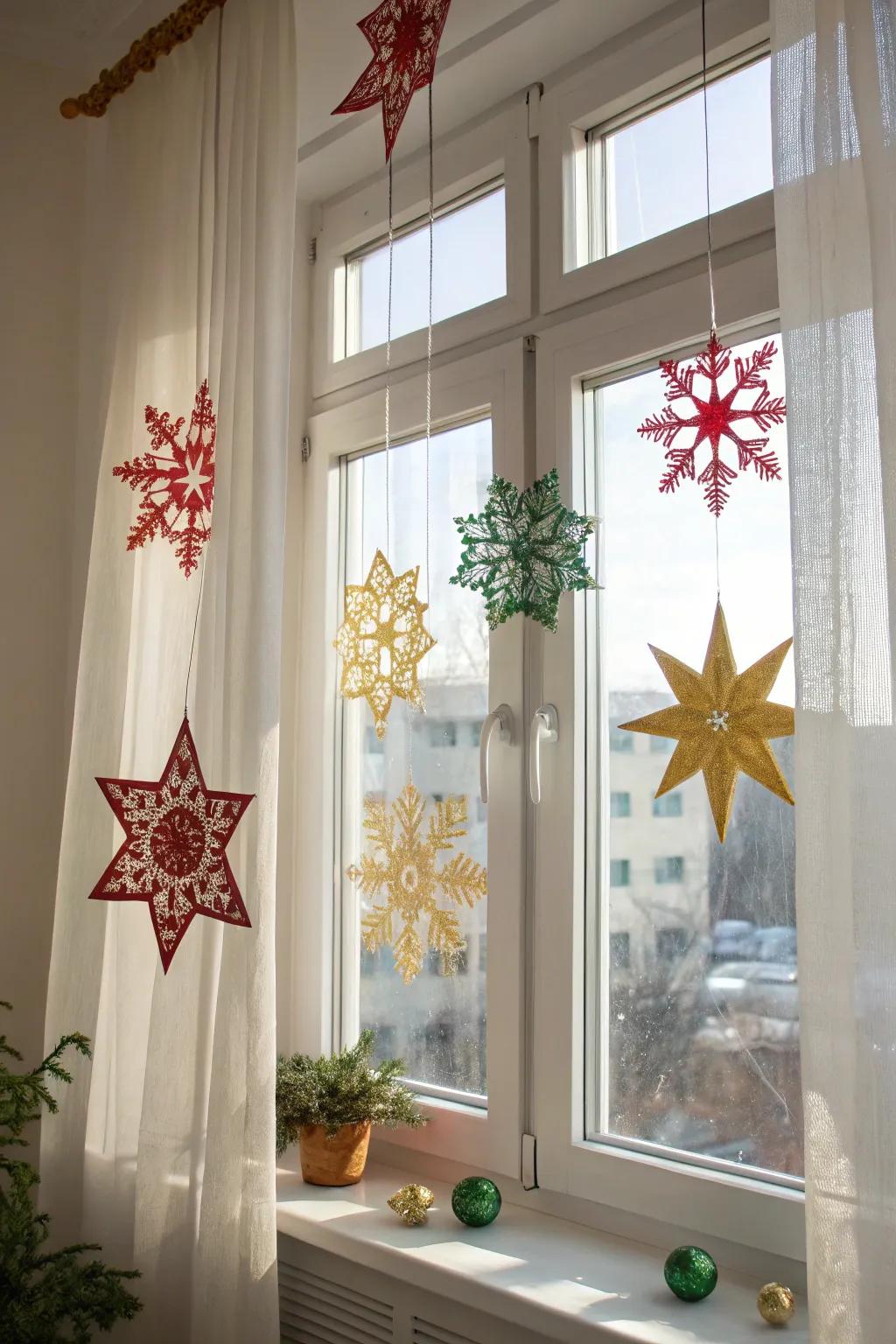Add a splash of color to your holiday decor with DIY glass adherents - a fun and creative project for the whole family!