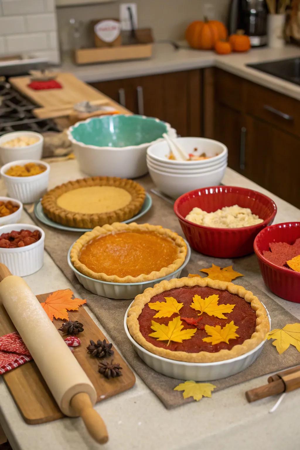 Baked treat contest for a birthday.
