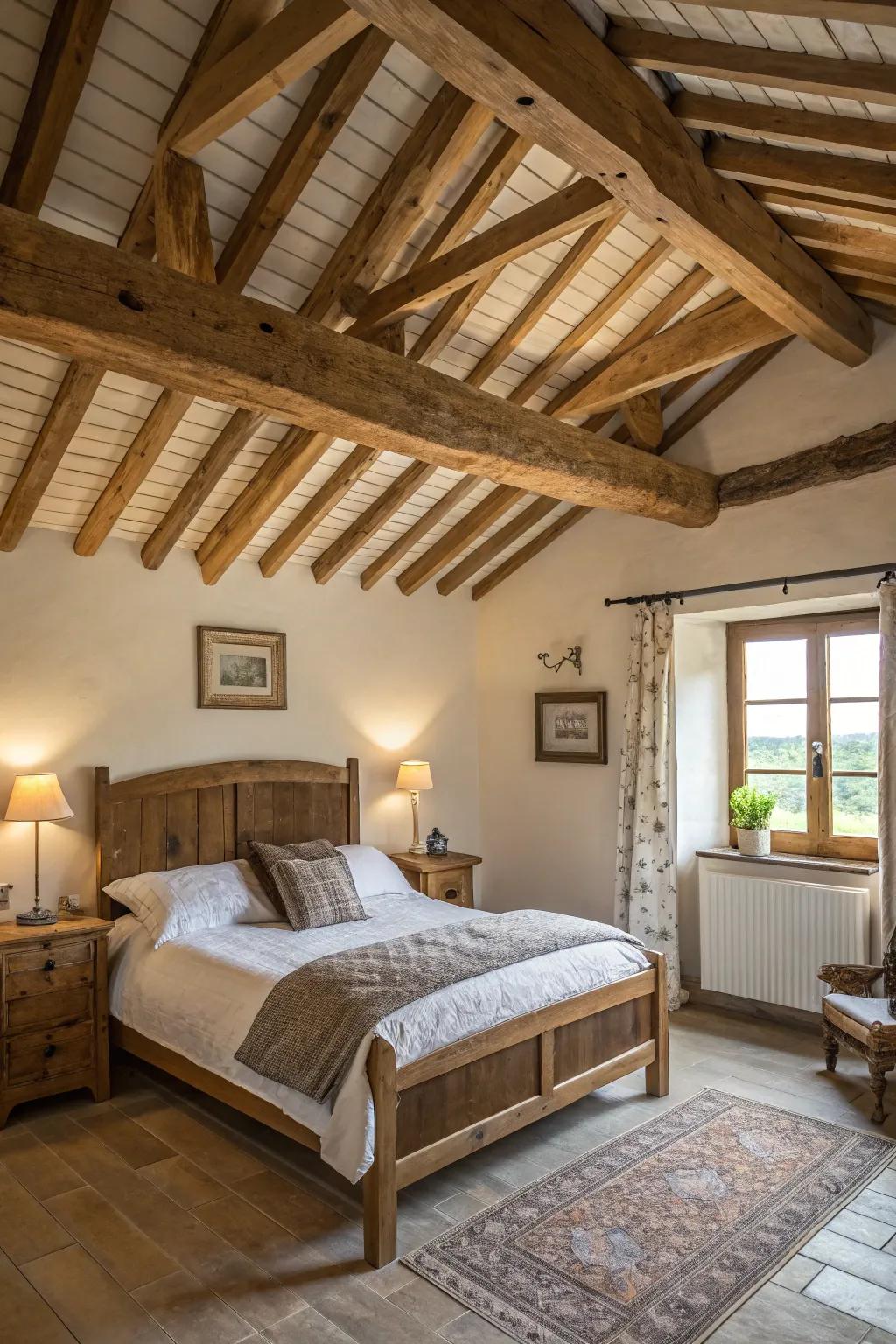 Open beams contribute countryside authenticity.