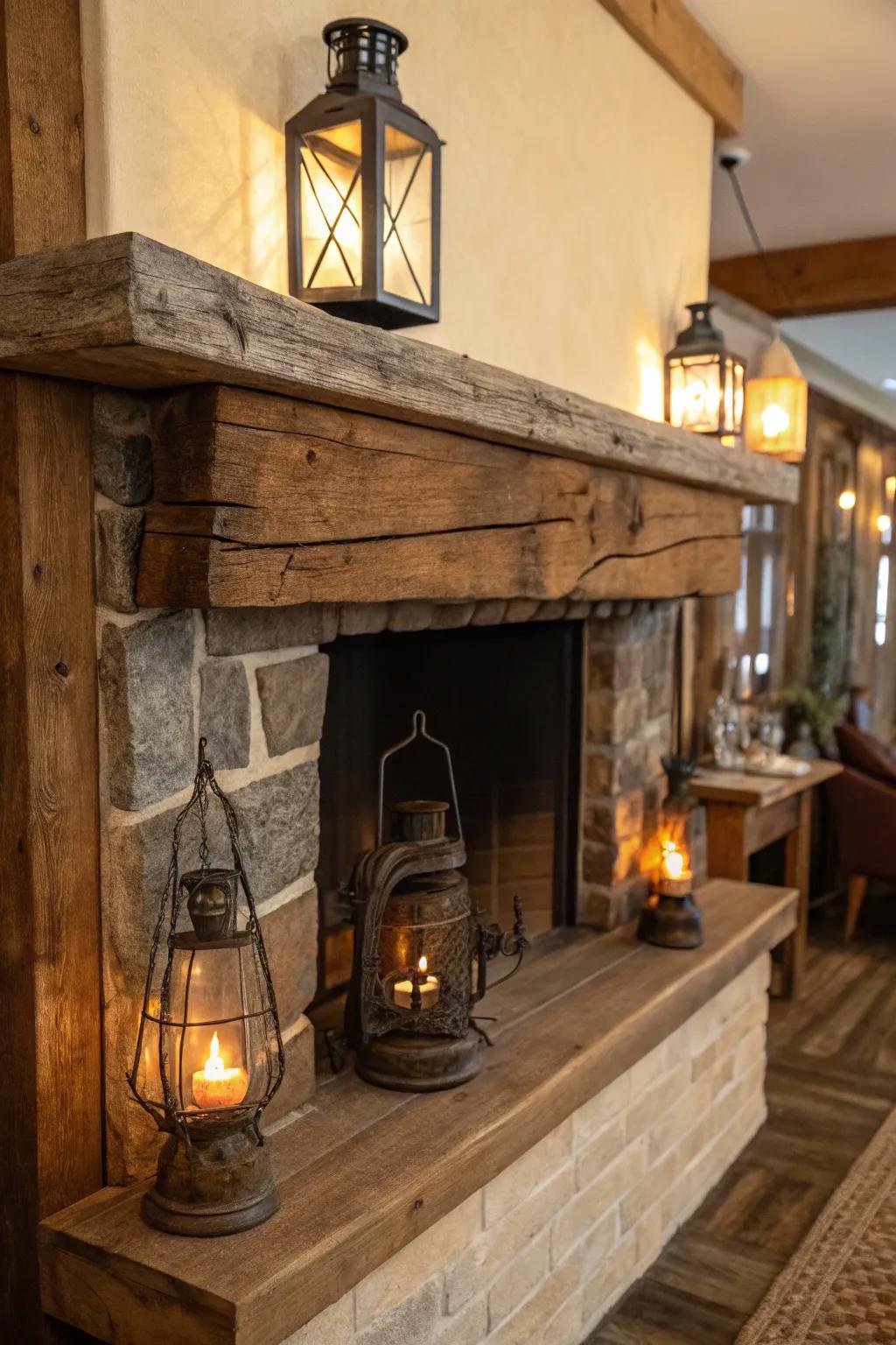 Down-to-earth charm with repurposed timber and antiquated beacons.