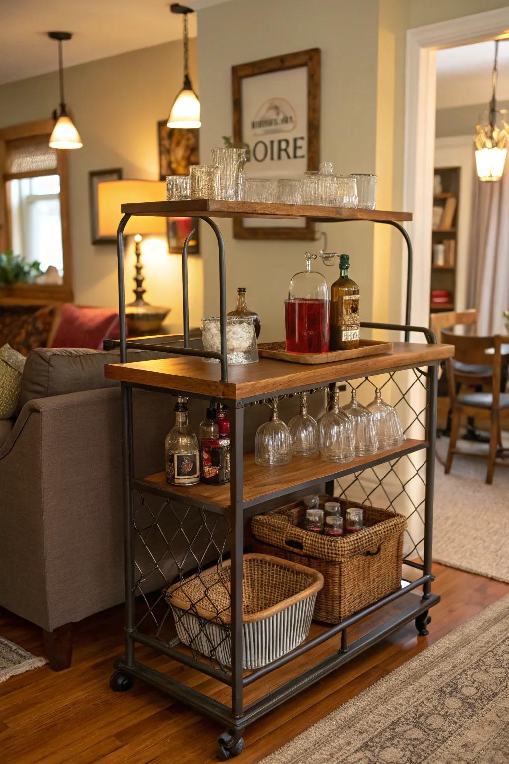 A classic-inspired bar that brings nostalgia and allure to every room.