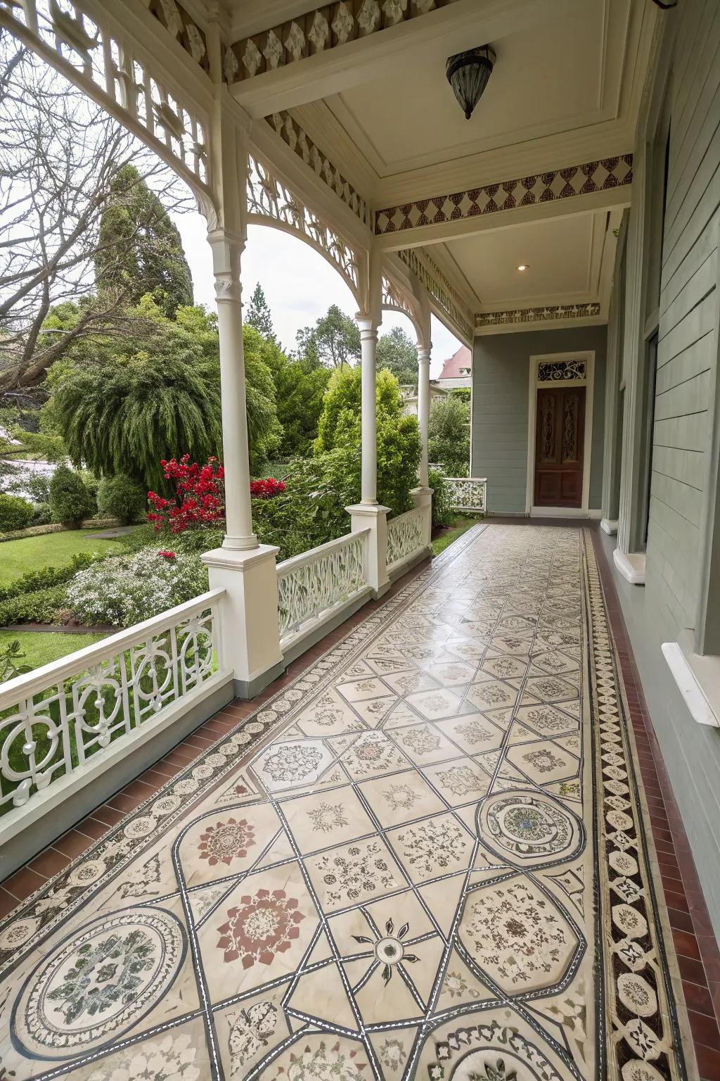 Victorian-style coverings bring sophistication and historical allure to your porch.