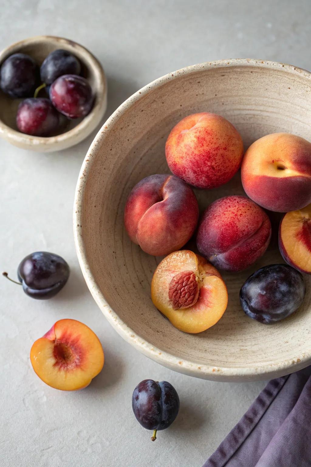 A zen fruit arrangement that brings calmness to your space.