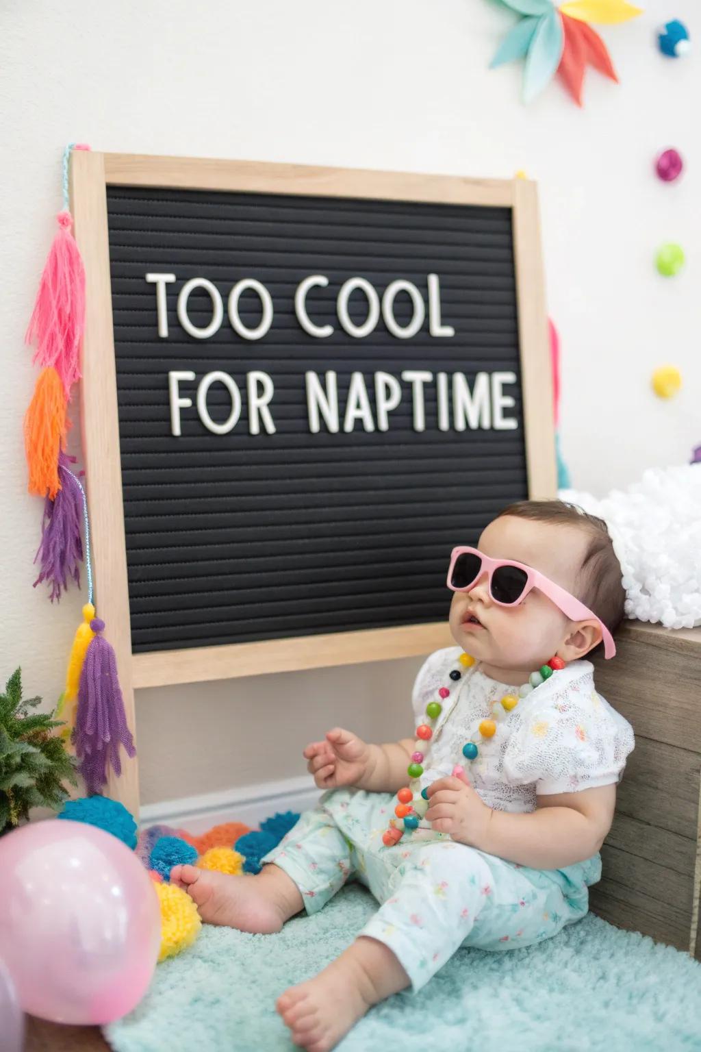 Highlighting your little one's nap-resisting behavior.
