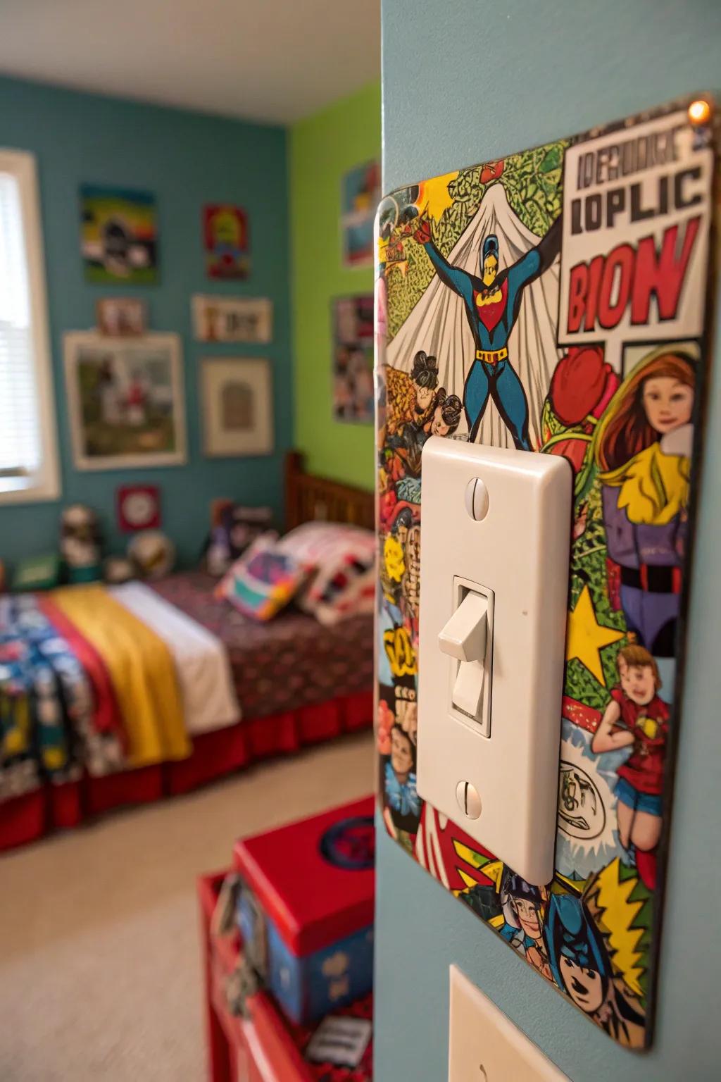Comic style makes humor and energy.