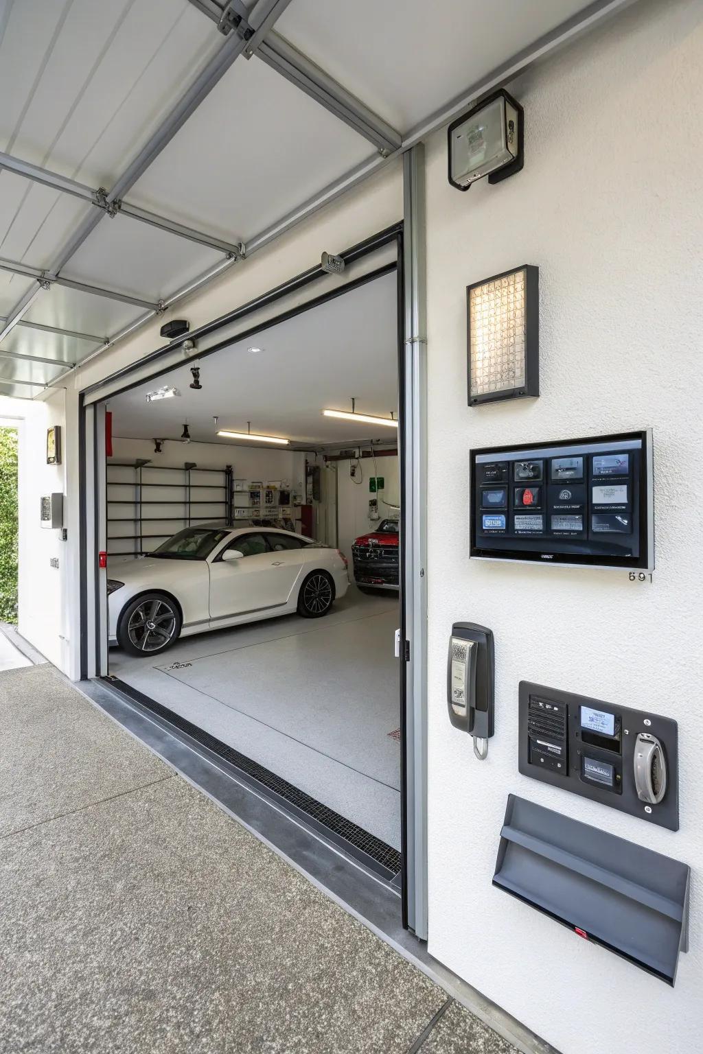 Smart technology provides ease and innovation in your garage.