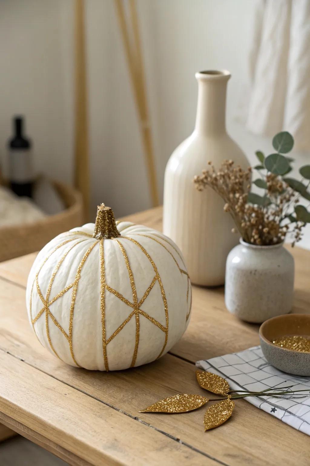 Elevate your autumn decor with a touch of sparkle and simplicity. ✨🍂 #CraftedElegance #MinimalistBoho