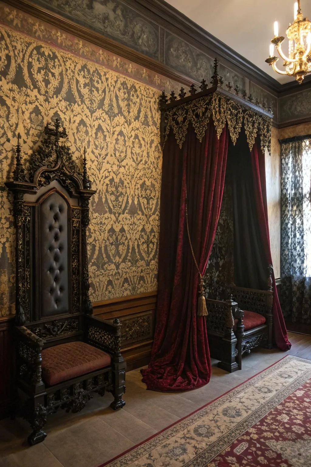 Designs that weave a gothic saga.