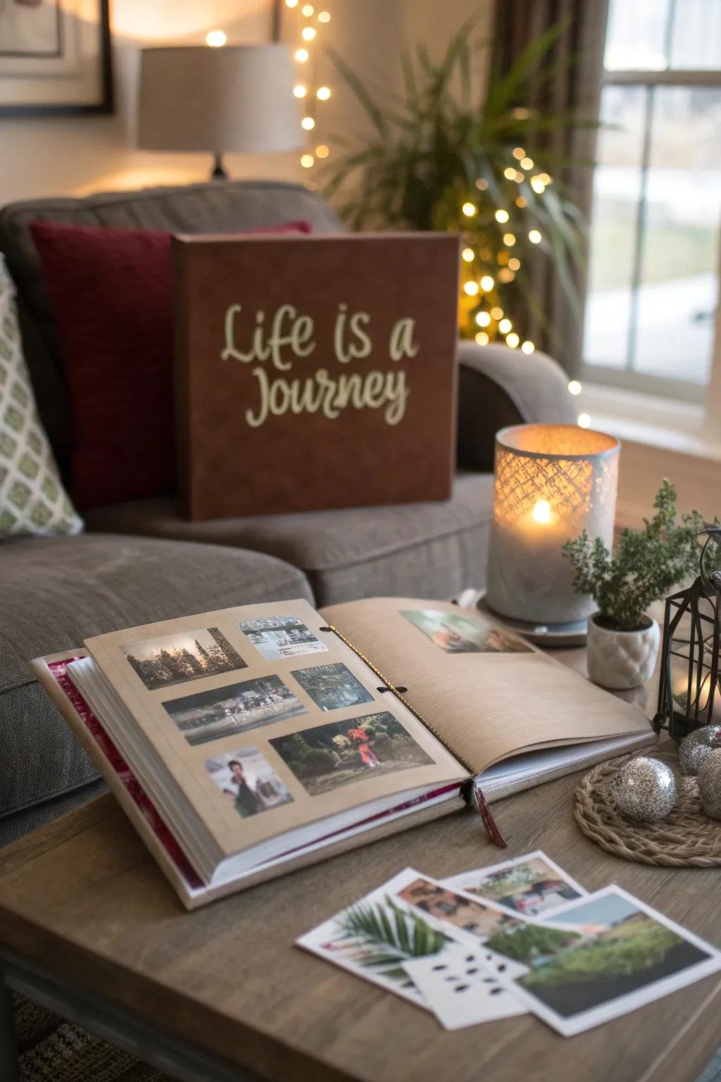 A 'Life Story' album works as a meaningful keepsake.