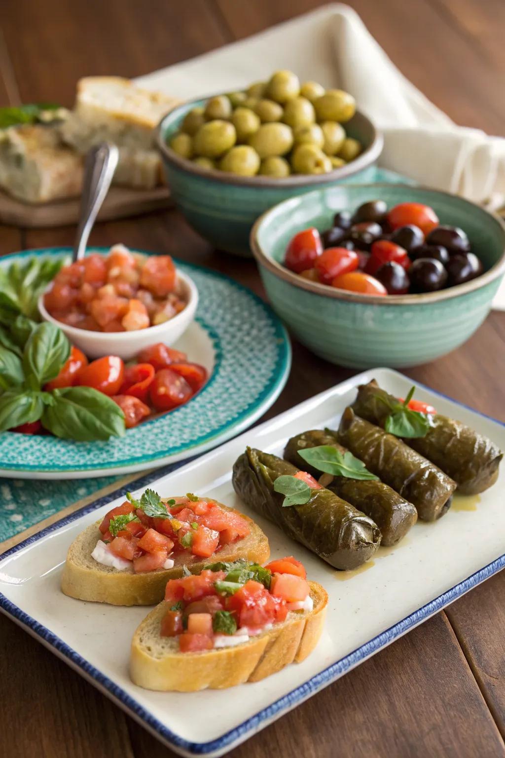 A flavor journey with a selection of global finger foods.
