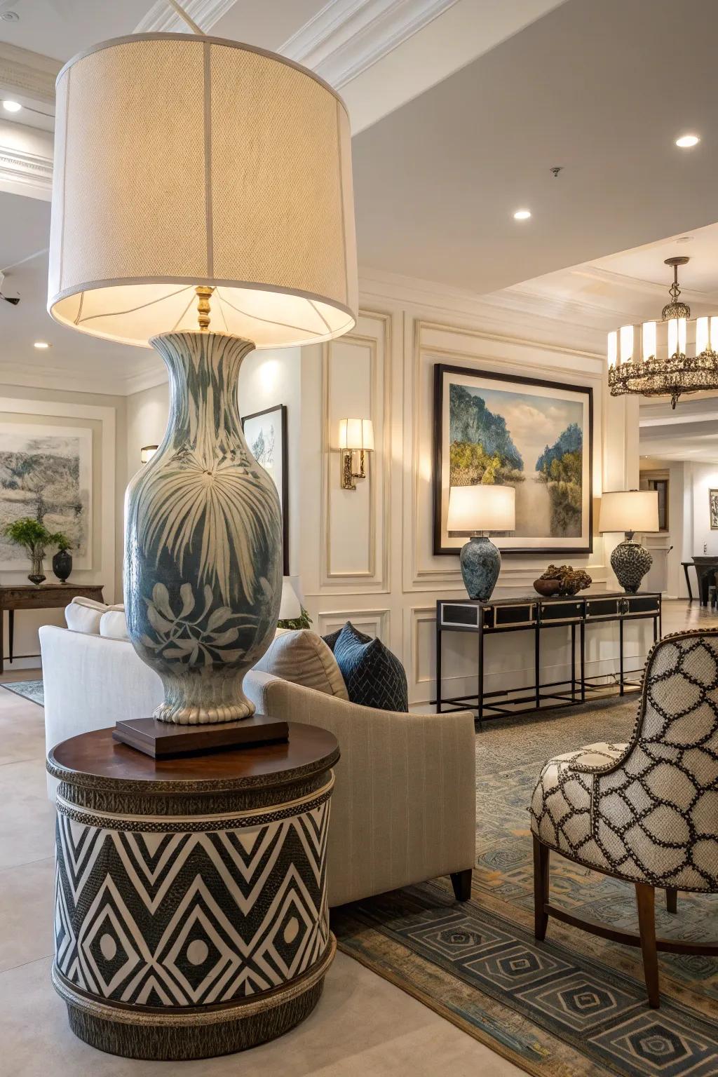 A centerpiece that adds persona and emphasis to the room.