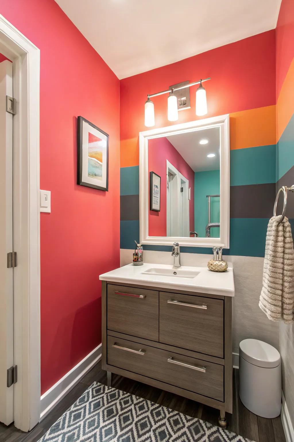 Strong tones can establish a dramatic and fashionable statement.