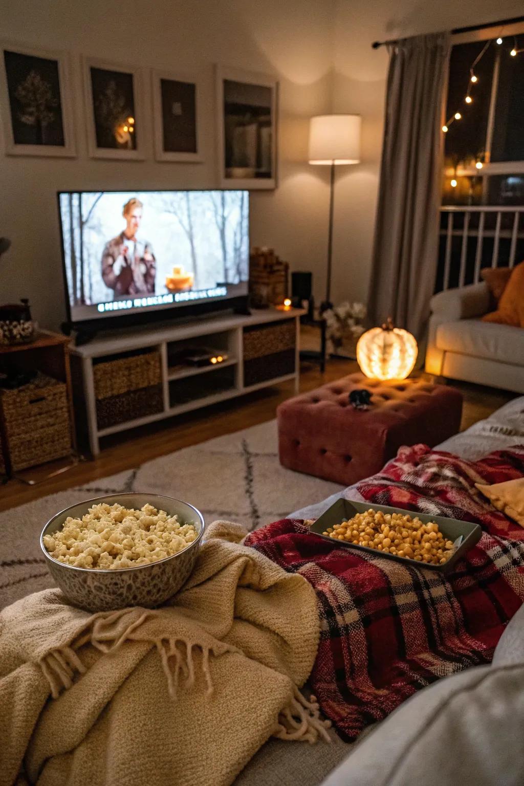 Have a celebration film marathon with acquaintances and relatives.
