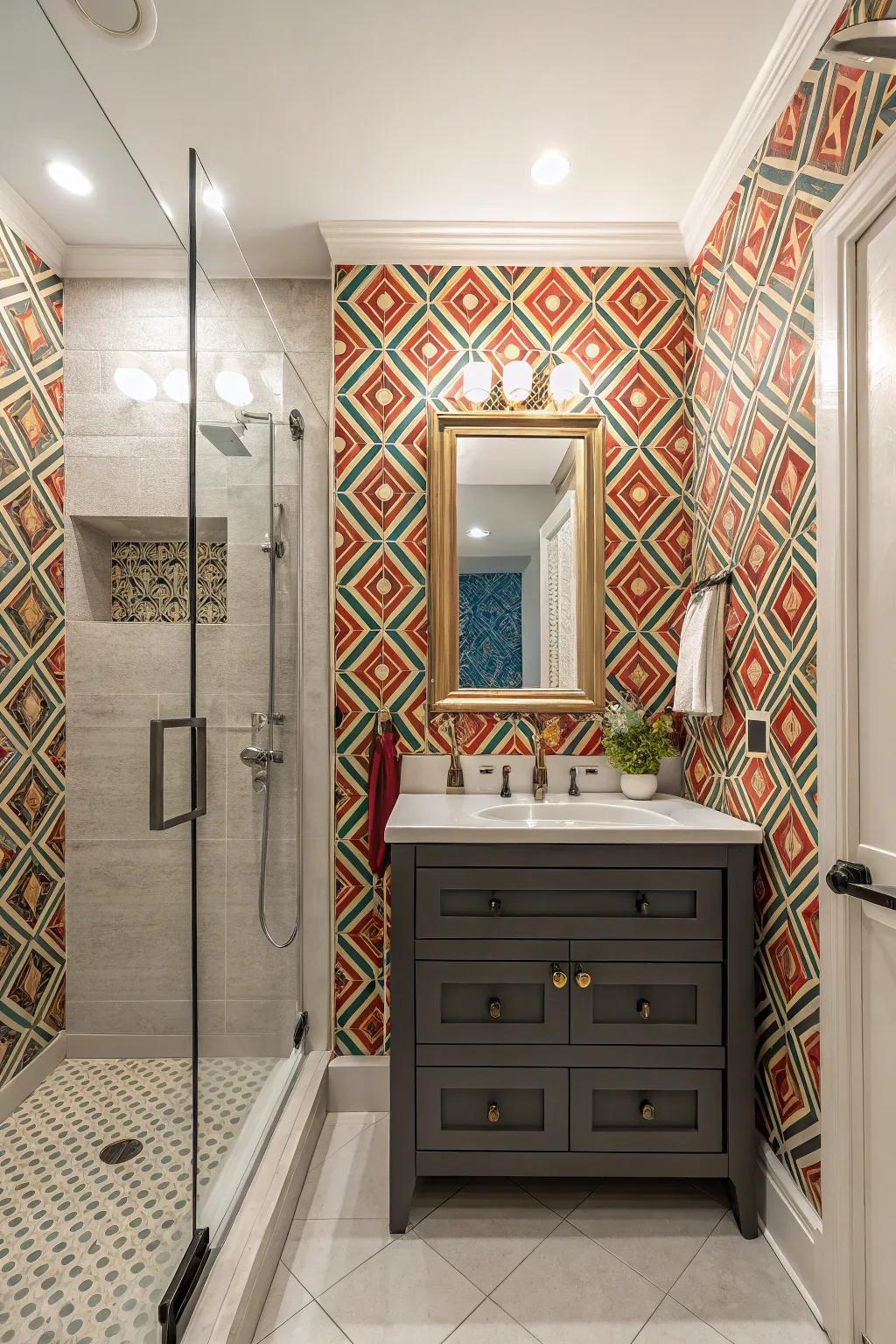 Wallpapers can turn walls into art.