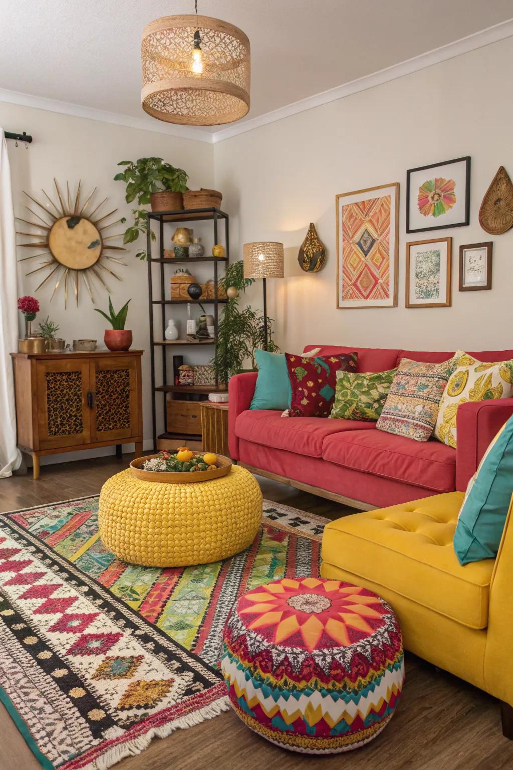 Playful details introduce a sense of surprise and lightheartedness to the decor.