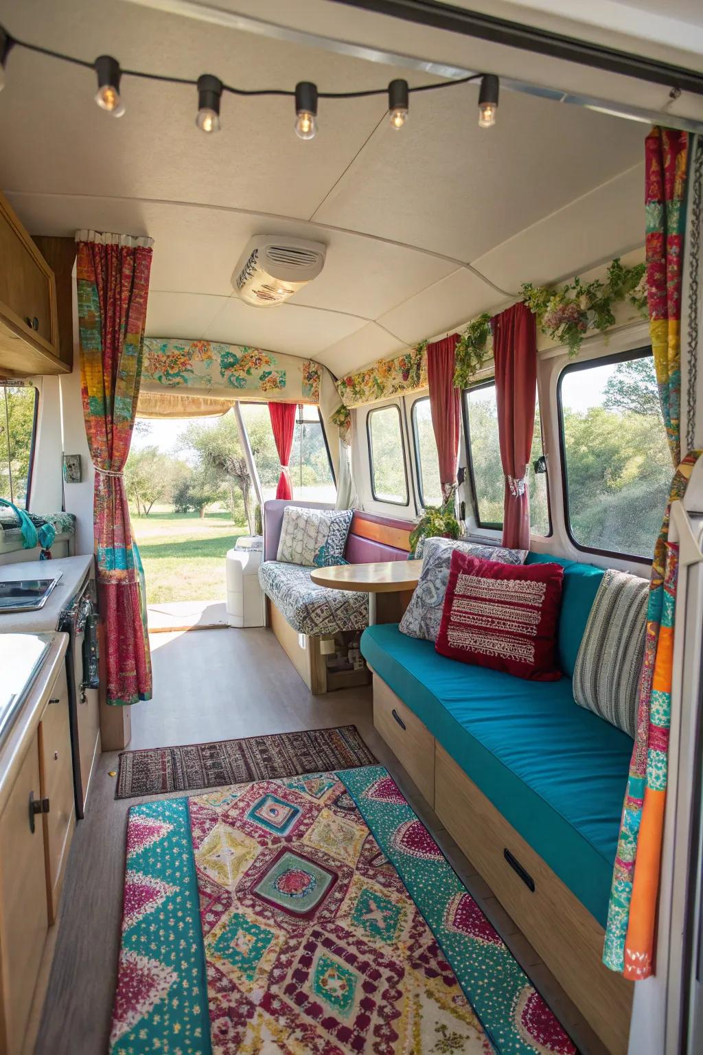 Themed decor that makes the camper feel put-together and fun.