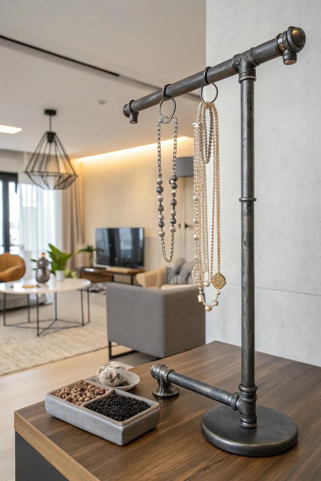 An industrial conduit structure for jewelry array