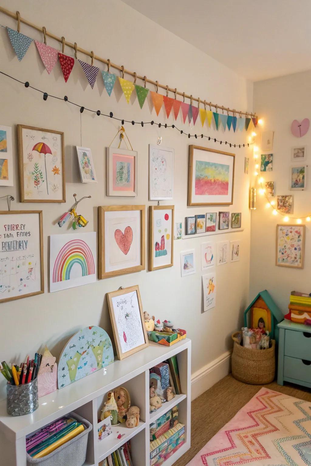 Creative art exhibits promote pride and imagination.