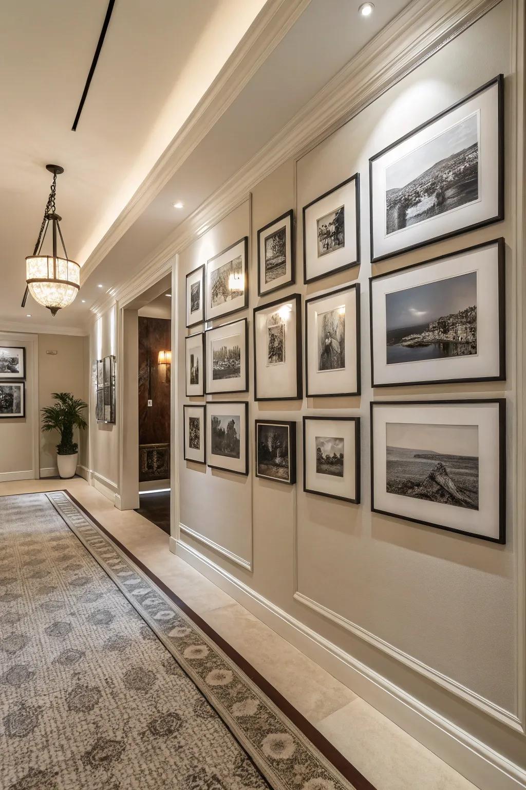 Monochrome exhibitions present lasting elegance.