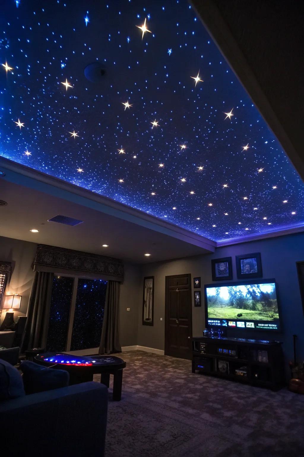Make your gaming nights amazing with a starry ceiling.
