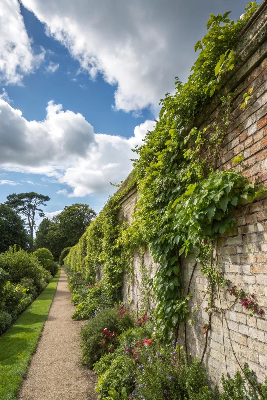 Upward gardens use space efficiently and are low-maintenance.